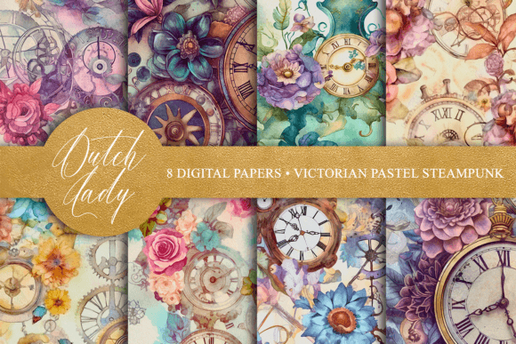 Download Victorian Pastel Steampunk Wallpaper - Wallpaper Collection