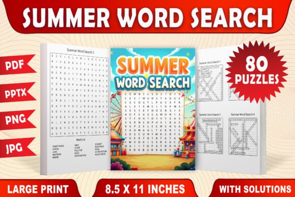 Download Summer Word Search for KDP - Word search Collection