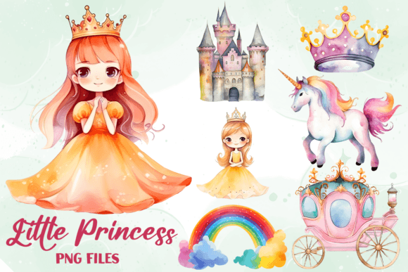 Download &nbsp;Little Princess PNG Set - Princess Collection