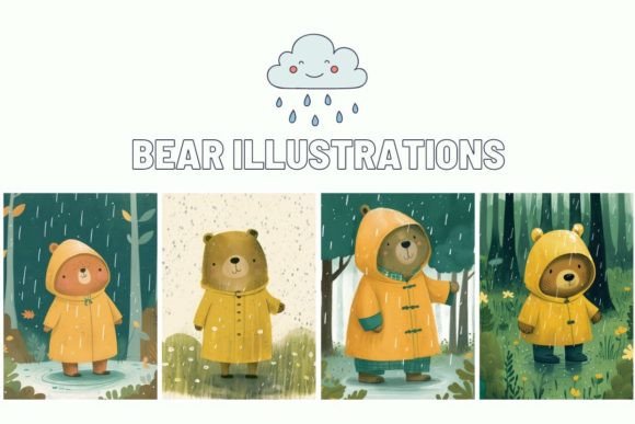 Download Bear Illustrations - Bear illustrations Collection