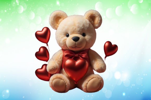 Download Valentine's Day Teddy Bear Illustrations - Bear illustrations Collection