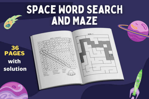 Download Space Word Search Puzzles and Mazes - Word search Collection