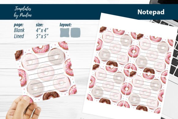 Download Donut Bakery Order Notepad Printable - Printable Collection