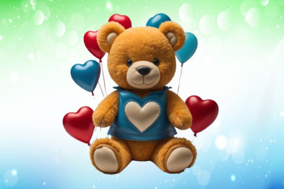 Download Valentine's Day Teddy Bear Illustrations - Bear illustrations Collection