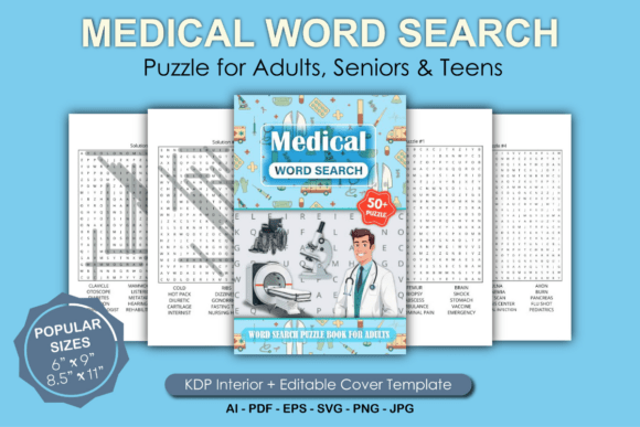 Download Medical Word Search Puzzle Book Adults - Word search Collection