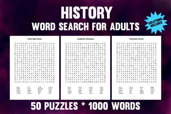 Download History Word Search - Word search Collection