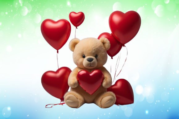 Download Valentine's Day Teddy Bear Illustrations - Bear illustrations Collection