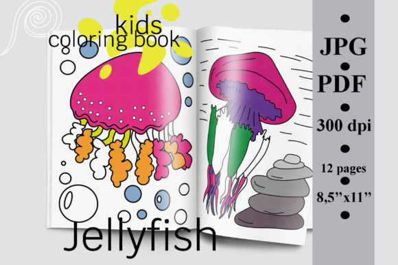 Download Jellyfish Kids Coloring Book Printable - Printable Collection