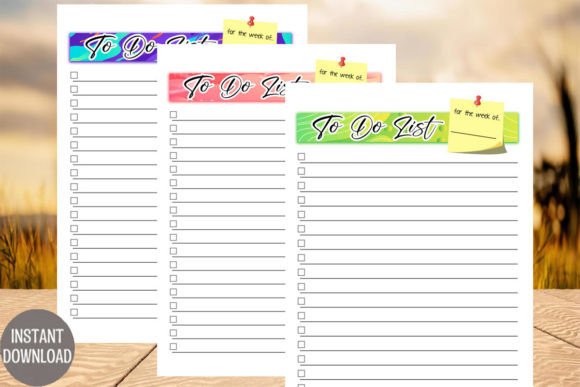 Download Watercolorful to Do List Cute Printable - Printable Collection